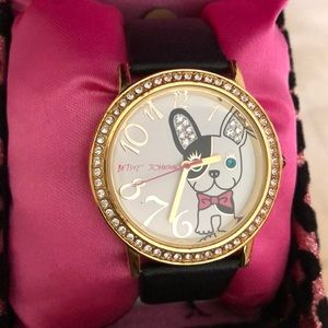 Betsey Johnson Frenchie watch